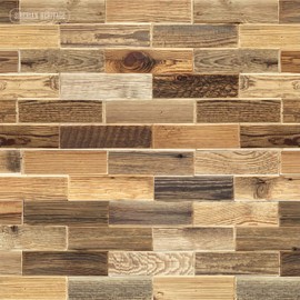 SIBERIAN HERITAGE Barnwood Planks - Shiplap Boards for Wall Natural Brown - Wood Slat Wall Panel - 80 Wood Panels for Wall Decor (8.9 sq. ft, 8 x 2 x 0.4 Inch) - DIY (Glued or Nailed)
