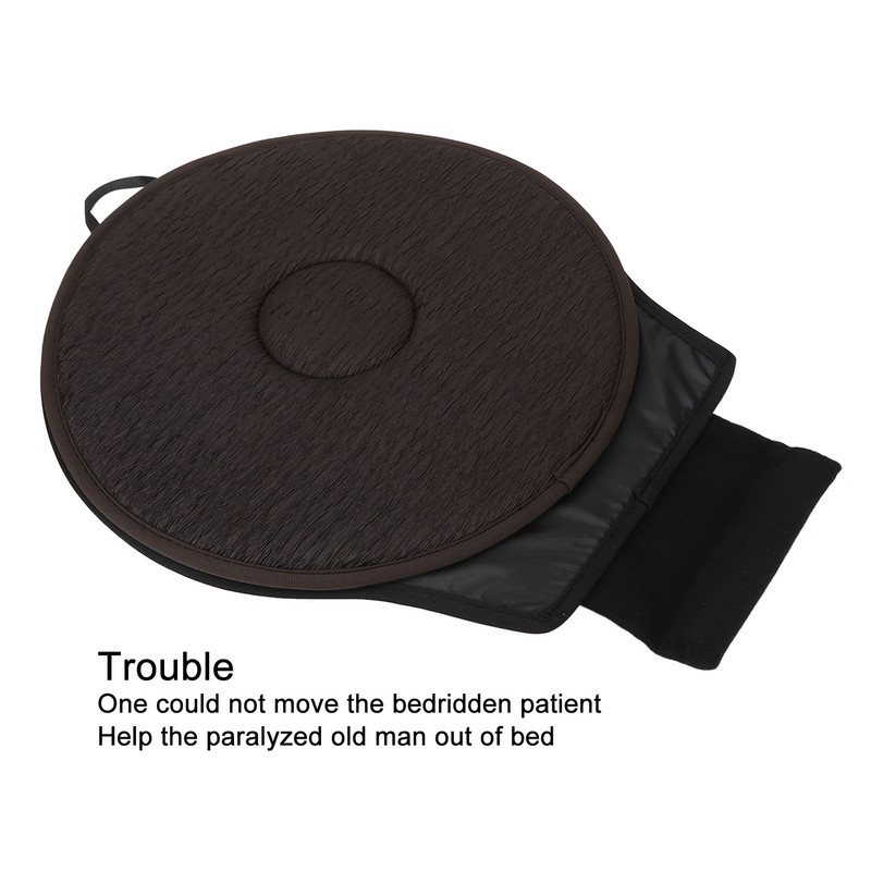 Swivel Seat Cushion Double Layer Washable 360 Degree Rotating Seat