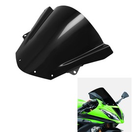 TCMT Motorcycle Windshields Black Windscreen Fits for Kawasaki Ninja ZX10R 2008 2009 2010