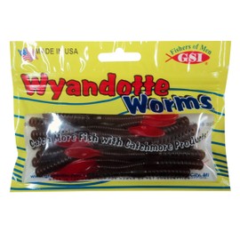 Catchmore Wyandotte Worms - Fire Tail - Pack of 20 - Earth Worm/Red Tail #WDWEWRT-20P