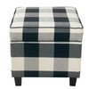 HomePop Home Decor | K7342-F2262| Classic Square Storage Ottoman with