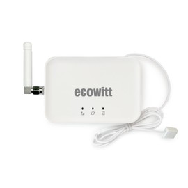 Ecowitt GW3000 Wi-Fi & Ethernet Weather Station Gateway, with Built-in Temperature, Humidity and Barometric Sensors with SD Card Port, 915 MHz