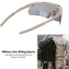Outdoor Unisex Windproof Glasses Interchangable Lenses Sports Goggles Equipment with