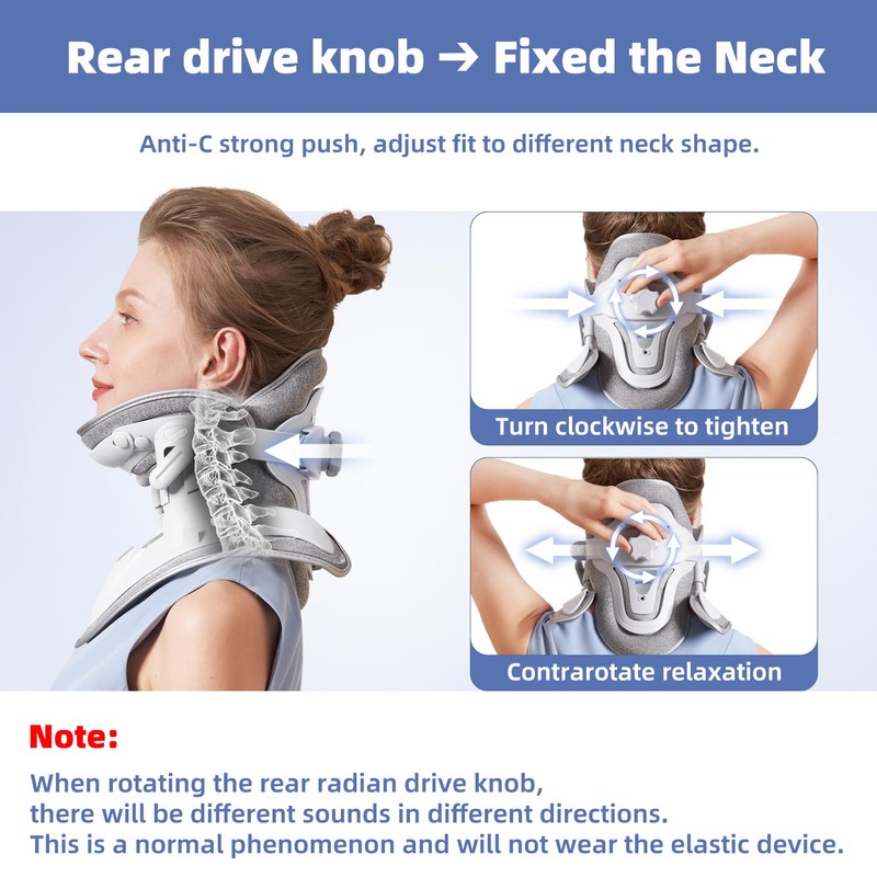 zenopax Cervical Neck Traction Device, Neck Stretcher for Neck Traction
