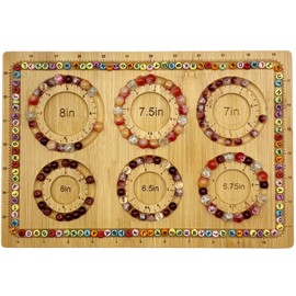 Petoysoso Bead Boards for Jewelry Making, Bamboo Beading Board for Jewelry Bracelet Making, Bracelet Bead Board, Bracelet Bead Board for Bracelet, Jewelry Making, Necklaces,DIY Small