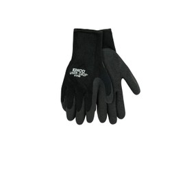 Kinco - 1790-XL Warm Grip Thermal Knit Shell & Latex Palm Black/Gray