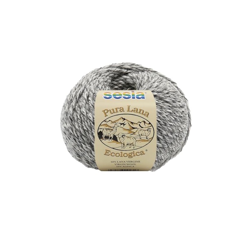 Sesia Lana Ecologica 2 Balls Organic Virgin Wool and Alpaca,