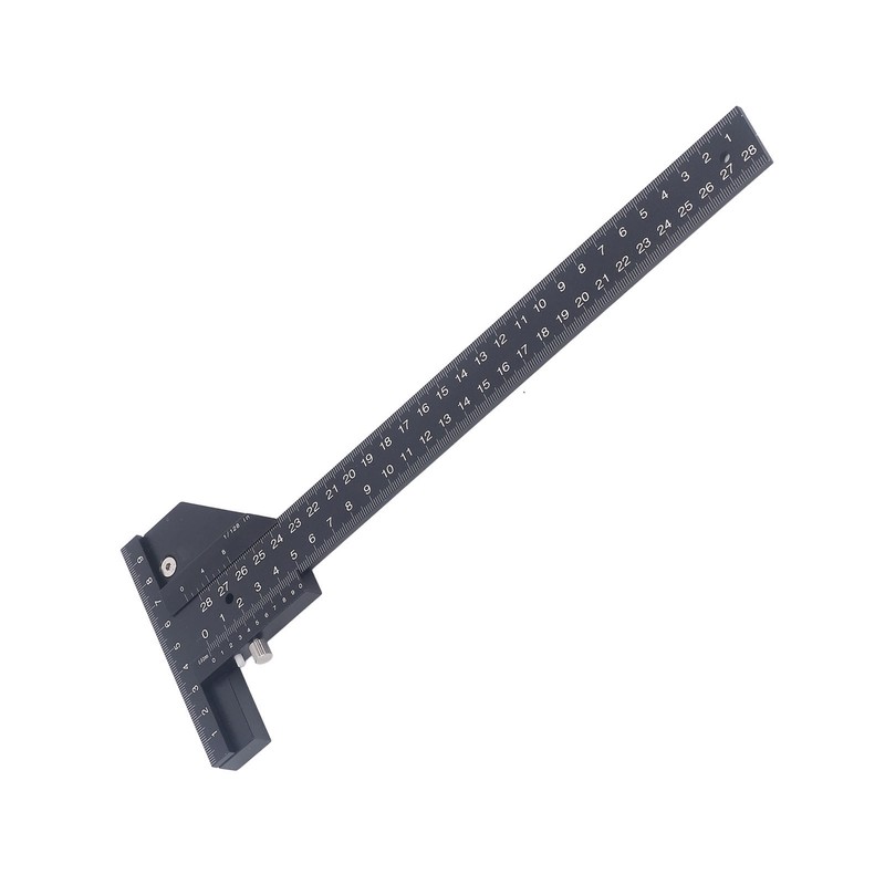 0 to 280mm T Shaped Ruler Aluminum Alloy Accurate Scale