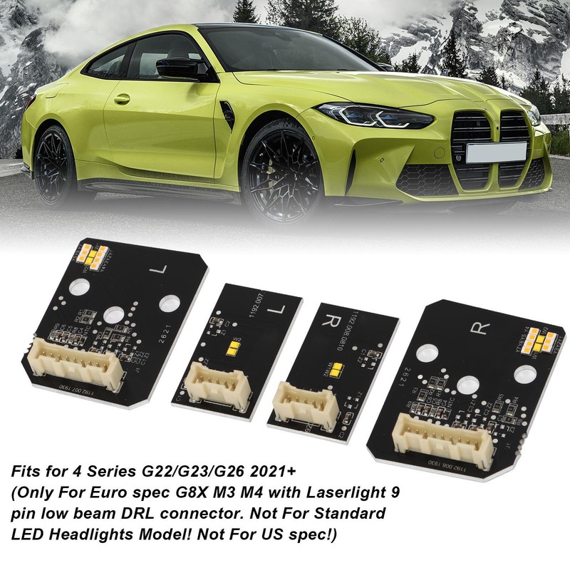 CSL Yellow DRL LED Modules Board Set for M3 G80