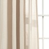 Lush Decor Ruched Waterfall Window Curtain Single Panel, 84" Long