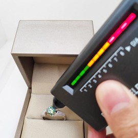 Minkuke Moissanite Rings for Women 1.0ct Teal Lab Created Diamond Ring Jewelry Engagement Wedding Love Gift 18K White Gold Plated S925 Silver (5)