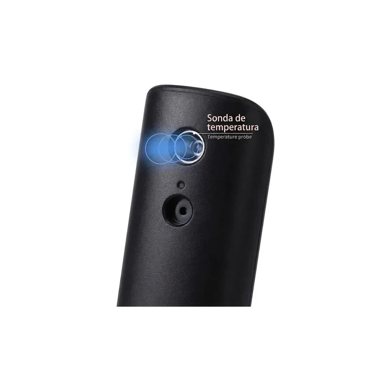 Termómetro Digital Infrarrojo Temperatura Led Frente Negro