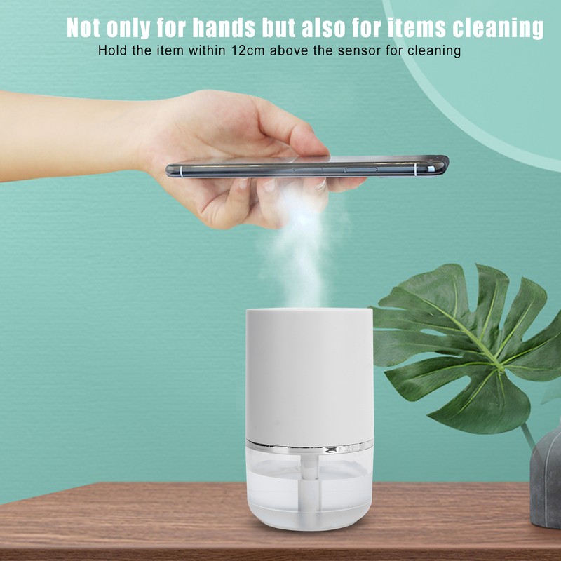 Ethanol Atomizer Cleaner FullAutomatic Induction Spray Sensor Dispenser for Home