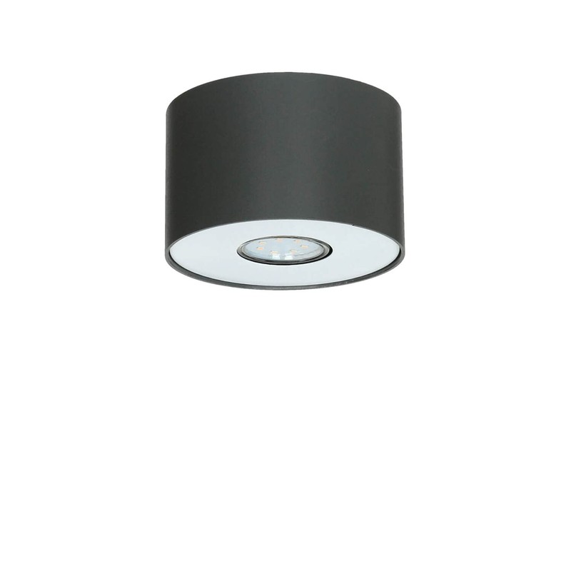 Modern Lighting Ceiling Light Diameter 13 cm Round Grey Silver