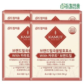Dream Eum Kamut Enzyme Brand Wheat Grain Fermentation Enzyme 3g x 120 packets, 4 month supply / 드림이음 카무트 효소 브랜드밀 곡류 발효효소 3g x 120포 4개월분
