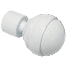 Gardinia 11277 Endpin / Ball Pole Chicago Series Diameter 20 MM White