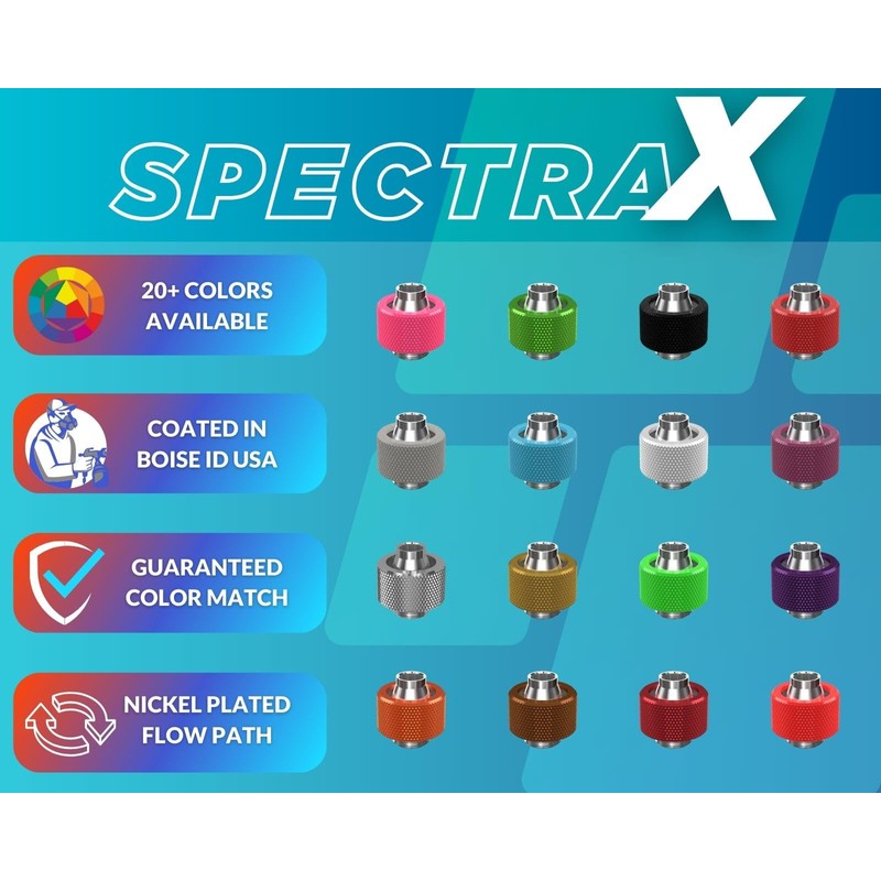 PrimoChill SecureFit SX - Premium Compression Fitting for 7/16in ID