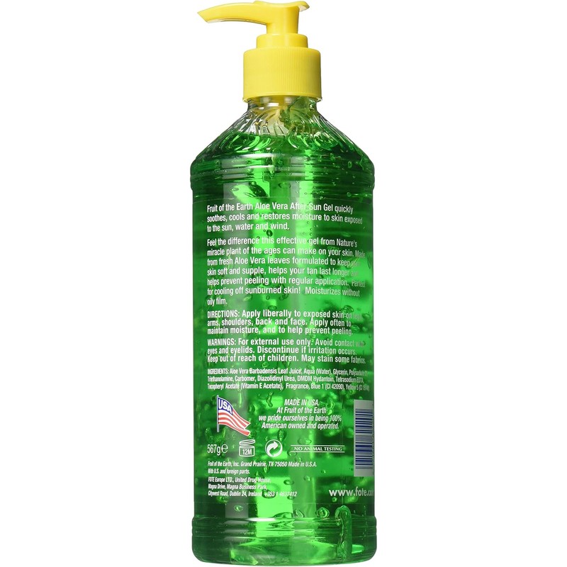 Fruit of the Earth Aloe Vera After Sun Gel -