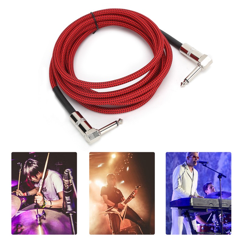 JORINDO Guitar Cable 6.35mm 1/4in Audio Connection Wire Electric Musical