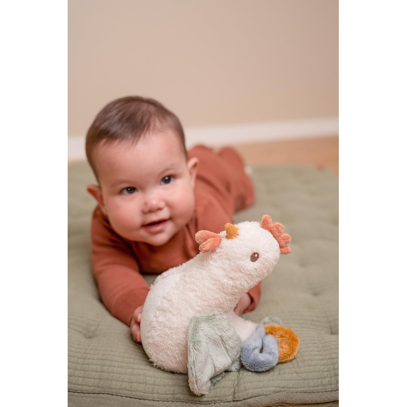Little Dutch Little Farm 8803 Standing Toy Chicken White