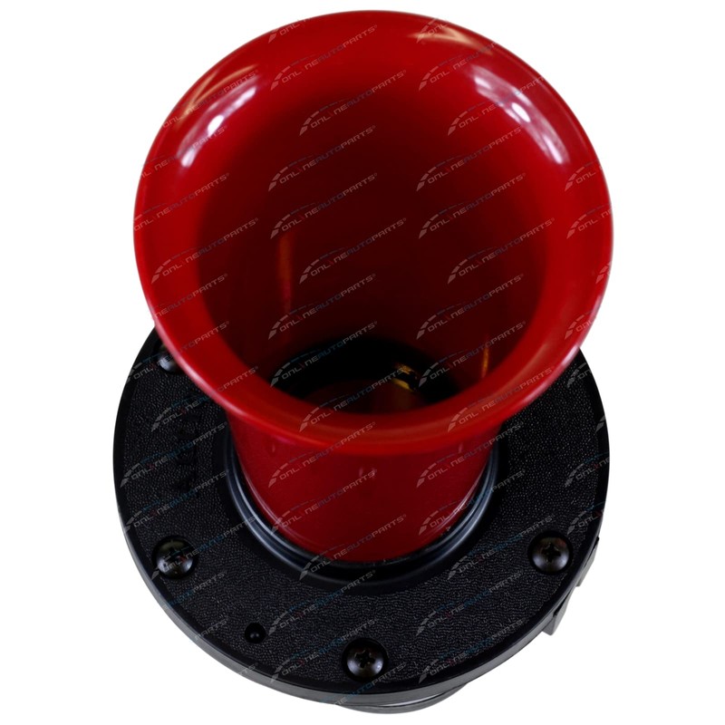 RED Klaxton Vintage Old Style Car Horn AHH-OOO-GAH 12volt Electric