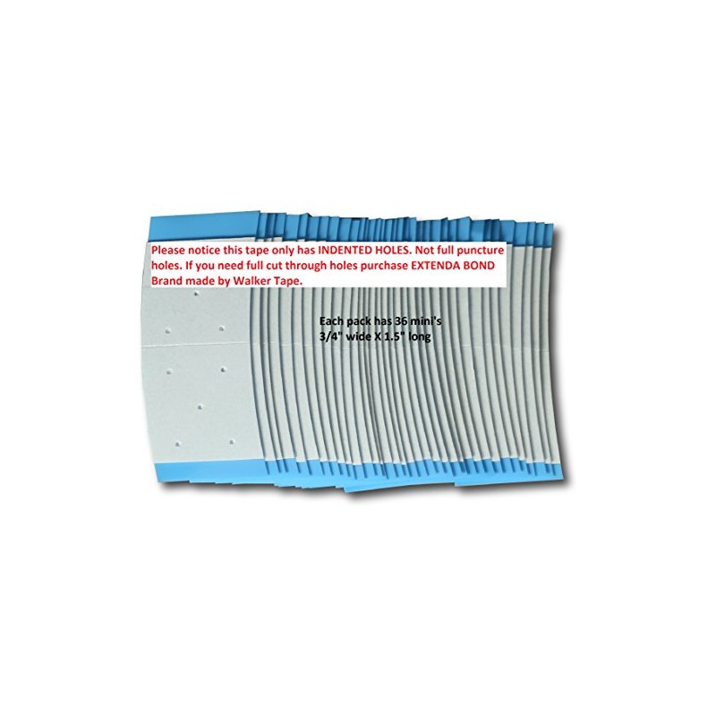 Pro-Flex Blue Mini Tabs With Holes Toupee Tape by True