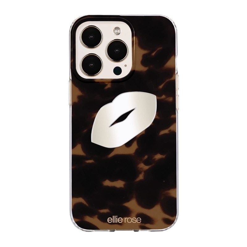 Ellie Rose Mirror Decal for Smartphone, Stick-On Lips Mirror Phone