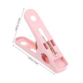 Happyyami 30pcs Clothespins Clothes Drying Quilt Drying Windproof Plastic Quilt Laundry Pins Beach Towel Clothespins Non-Slip Clothespins Clothes Pins Cloth Pins Pink