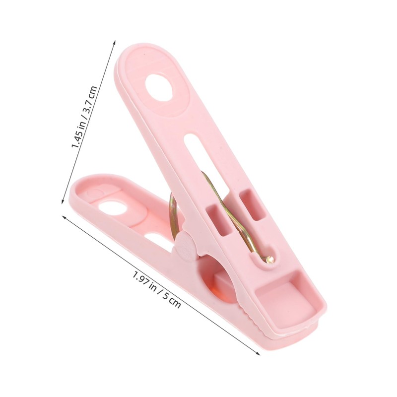 Happyyami 30pcs Clothespins Clothes Drying Quilt Drying Windproof Plastic Quilt