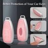 OFF WE GO Autoschlüssel Hülle Schlüsselhülle Cover für Ford Fiesta