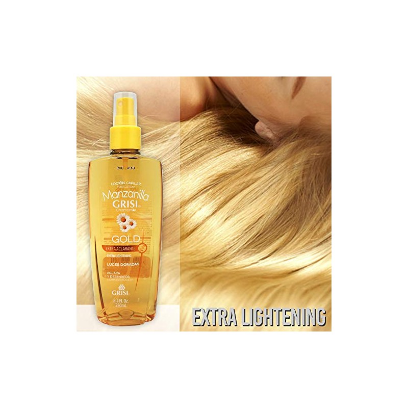 Grisi Chamomile Hair Lotion Manzanilla Lightens & Detangles 8.4 oz..