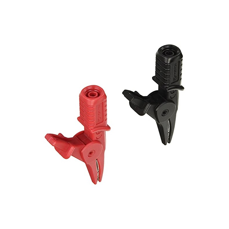 Kyoritsu Electric Meter Safety Alligator Clip (Red and Black) 7157B