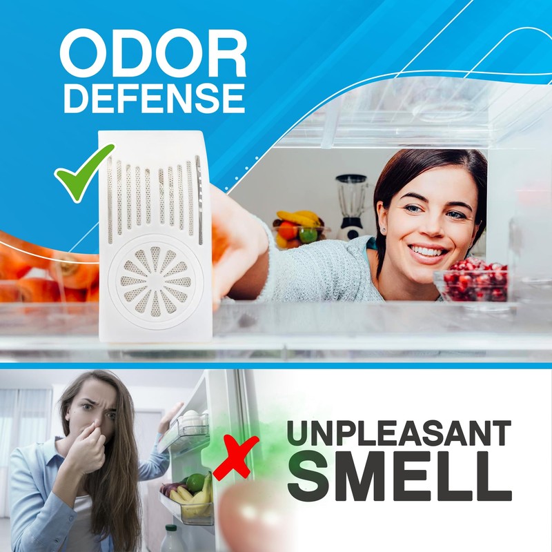 NonScents Refrigerator Deodorizer – Odor Eliminator for Fridge & Freezer