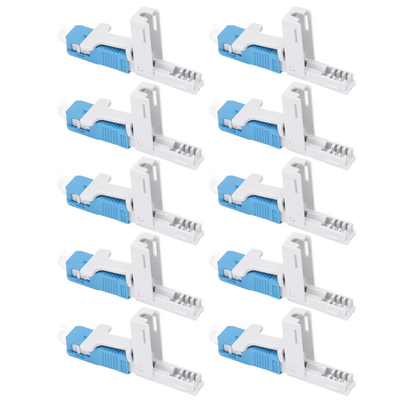 10Pcs Fiber Optic Quick Connector Embedded Type SC/UPC Cold Optical