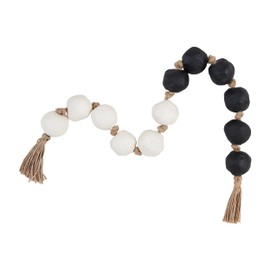 Mud Pie Black White Beads