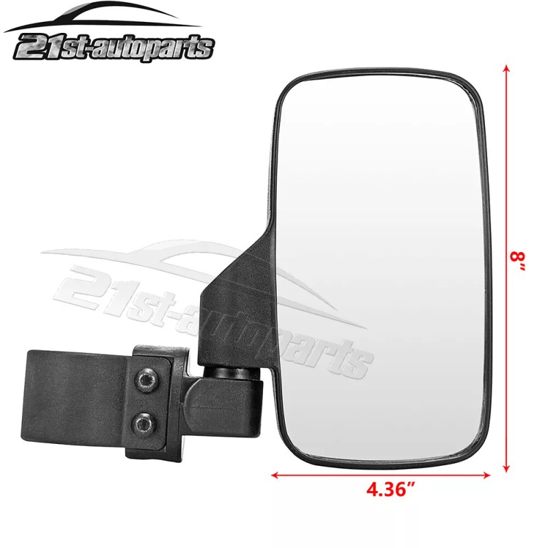 21ST UTV Rear View Side Mirrors Set For Polaris Ranger