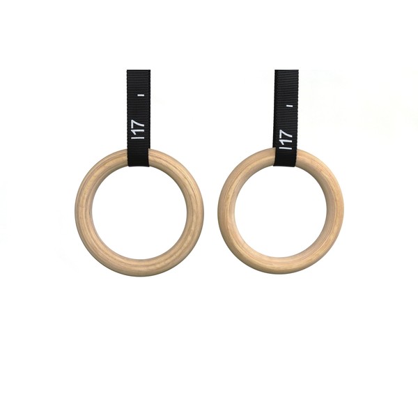 CFF Wood Olympic Rings 1.25" Diameter - 18' Black Extra