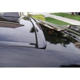JR2 Painted Black Color Rear Window Roof Spoiler Made for 2016 2017 2018 2019 2020 Honda Civic 2D Coupe