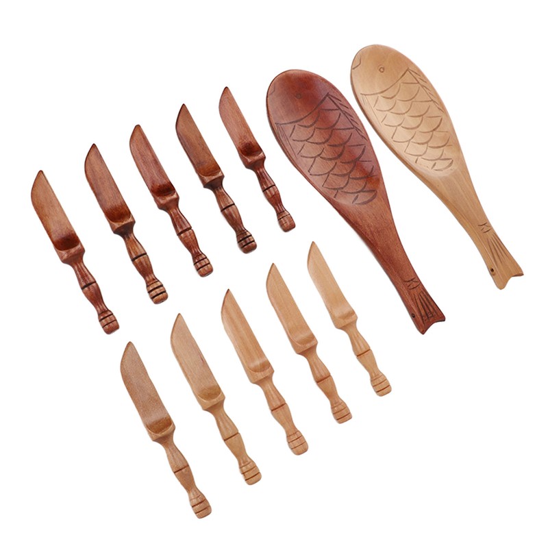 Butter Knife Set Eco Friendly Multifunctional with 2 Spoons 10