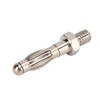 50Pcs Banana Plugs Hex Thread High Accuracy Good Transmission Performance