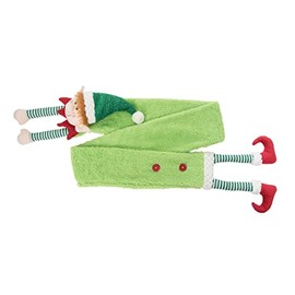 Gallerie II Christmas Elf Fun And Whimsical Scarf One Size Fits Most Green