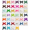 Italian Options Satin Craft Bows 100-Piece Pack, 3 cm Bow