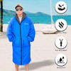 Malo'o Adult Long Sleeve Sherpa Lined Surf Parka-Waterproof and Windproof-Changing