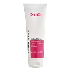 Keratin Kits Pro Pure Salt & Sulfate-Free (No SLS, SLE, ALSS) NEW FORMULATION, Aftercare Conditioner for Extensions & to Prolong Keratin Treatments 250ml, Vegan.
