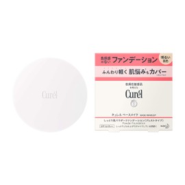 Curél Base Makeup Moisturizing Skin Powder Foundation, Light Skin Color, 0.3 oz (8 g) (x1)