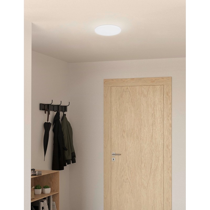 EGLO Rapita LED Ceiling Light, Round Recessed Light, Ceiling Light