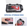 15Pcs M14x1.5 Inserts Spark Plug Thread Repair Kit with Box,Helicoil