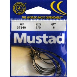 Wide Gap Hook, Hollow Point, Slightly Reversed Bronze 2/0