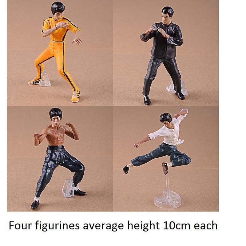 Palmetto Bruce Lee, Hard Resin Manufactured 4PCS Set Kong Fu
