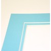 Pack of 10 LIGHT BLUE 11x14 Picture Mats Matting with